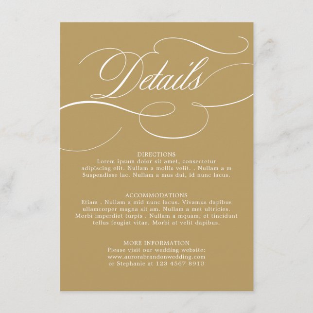 Enclosure Card (Front)