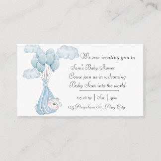 Enclosure Card Baby Shower