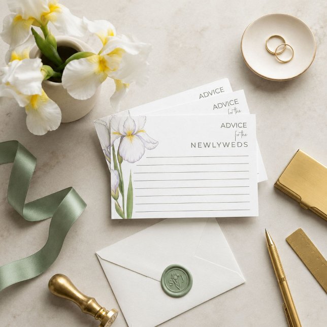 Enclosure Cards Advice for a bride shower. (Creator Uploaded)
