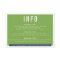 ENCLOSURE DETAILS fun bold block navy green
