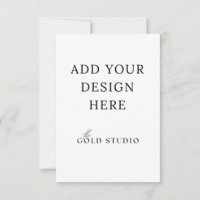 Enclosure or Response Card Template (3.5 x 5 inch)