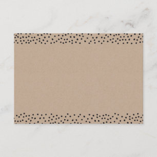 ENCLOSURE rustic gold mini confetti kraft black