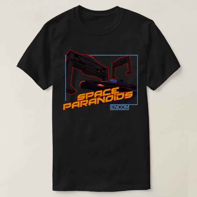 Encom Space Paranoids T-Shirt (Design Front)