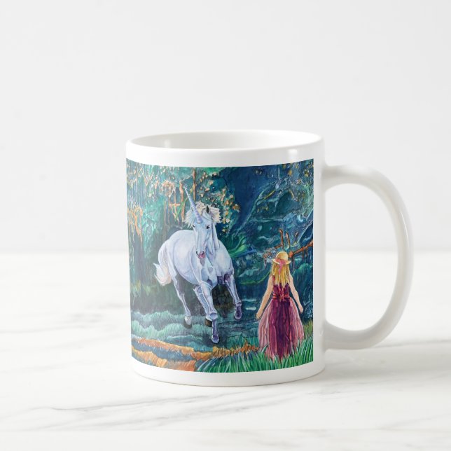 Encounter in the Woods Coffee Mug (Right)