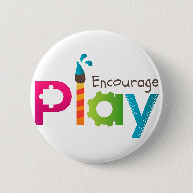 Encourage Play Round Button Logo (Front)