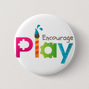 Encourage Play Round Button Logo