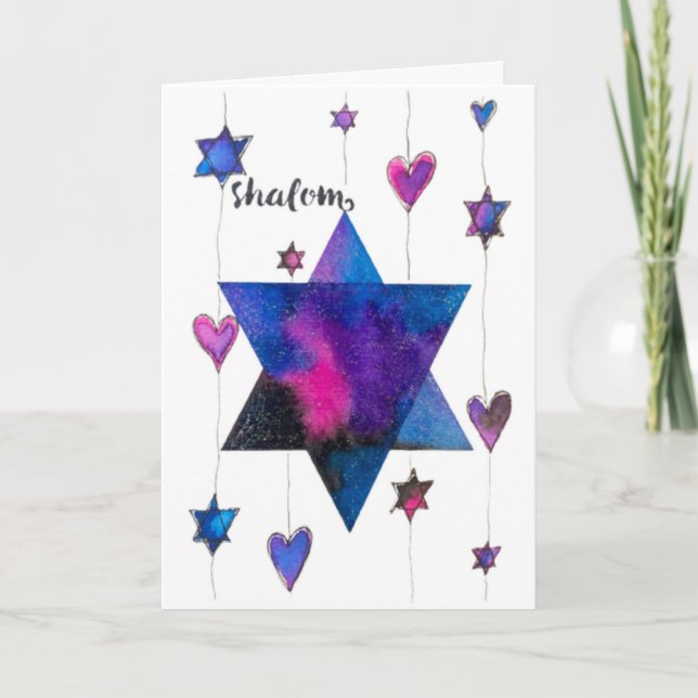 EncourageMe Star of David  Card (Front)