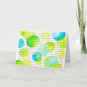 EncourageMe "You Matter" Version 1 Card