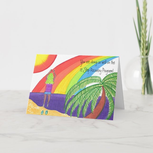 Encouragement-12 Step Recovery Card (Front)