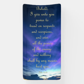 Encouragement Banner - Luke 10:19