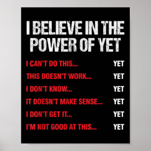 Encouragement Believes In The Power Of Motivation Poster