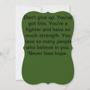 Encouragement Card