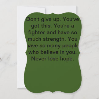 Encouragement Card