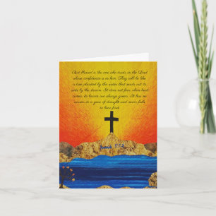 Encouragement Card, Blessings Note Card, Card