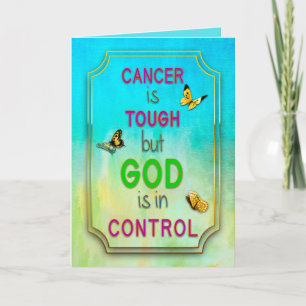 Encouragement for Cancer Patient, God in Control Card