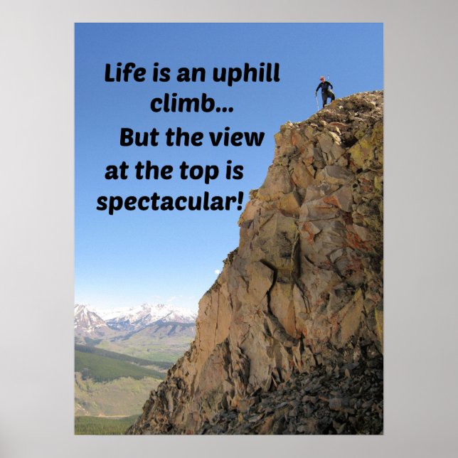Encouragement for life's challenges  poster (Front)
