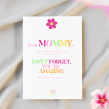 Encouragement for New Moms Unique Floral Colourful