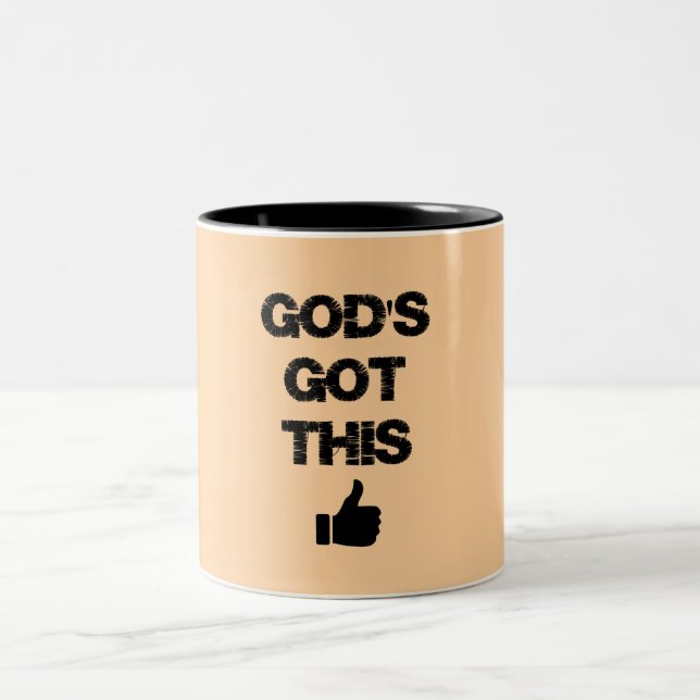 Encouragement: God's Got This Two-Tone Coffee Mug (Center)