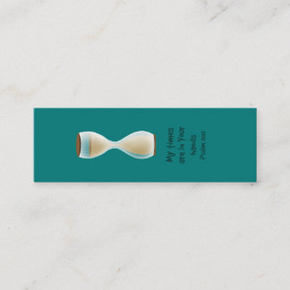 Encouragement in the waiting | Christian bookmark Mini Business Card