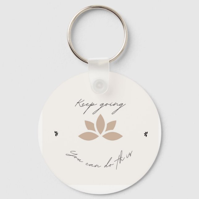 encouragement keychain, a great gift to encourage. key ring (Front)