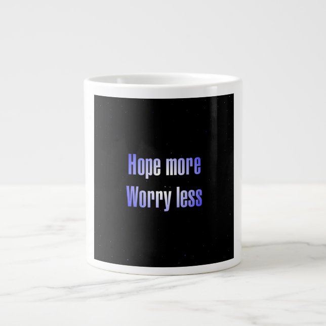 Encouragement Quote # 101 Large Coffee Mug (Front)