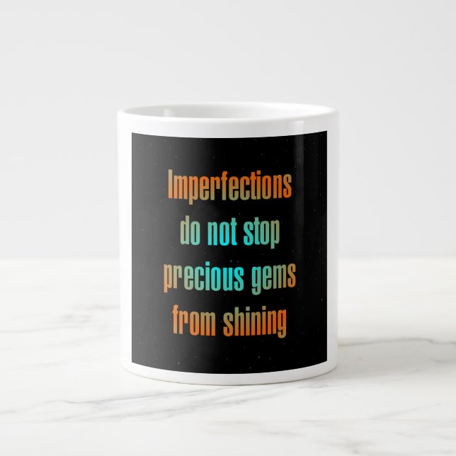 Encouragement Quote # 105 Large Coffee Mug (Front)