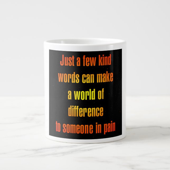 Encouragement Quote # 108 Large Coffee Mug (Front)