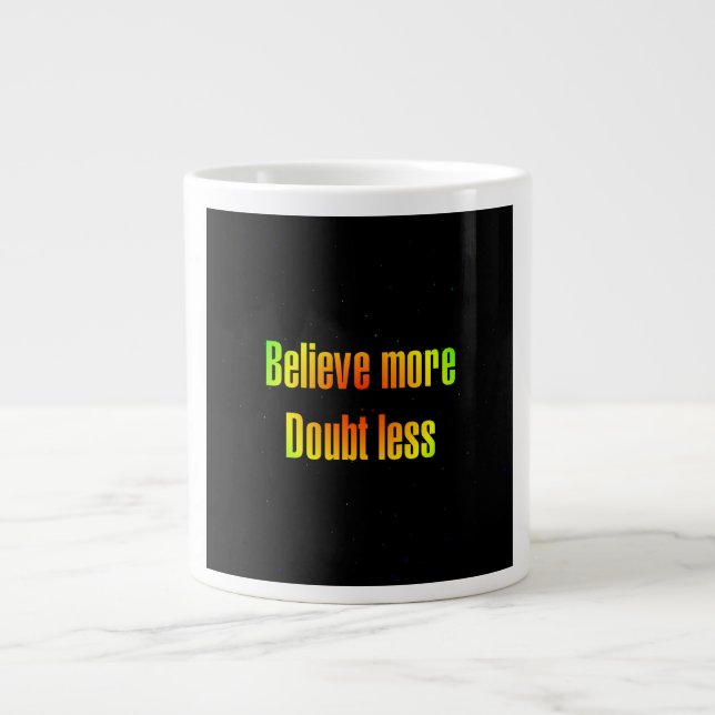 Encouragement Quote # 11 Large Coffee Mug (Front)