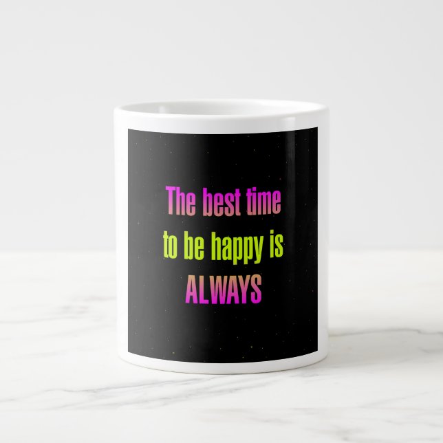 Encouragement Quote # 152 Large Coffee Mug (Front)