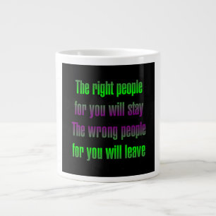 Encouragement Quote # 156 Large Coffee Mug