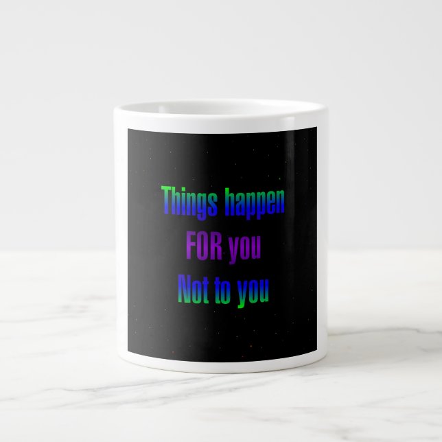 Encouragement Quote # 158 Large Coffee Mug (Front)