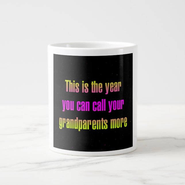Encouragement Quote # 168-GP Large Coffee Mug (Front)