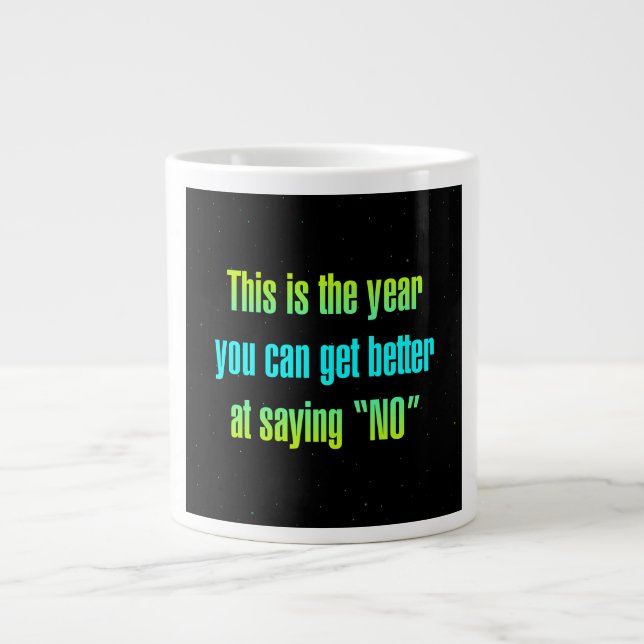 Encouragement Quote # 185 Large Coffee Mug (Front)