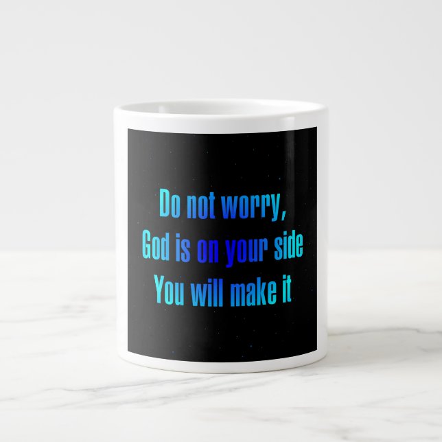 Encouragement Quote # 19 Large Coffee Mug (Front)