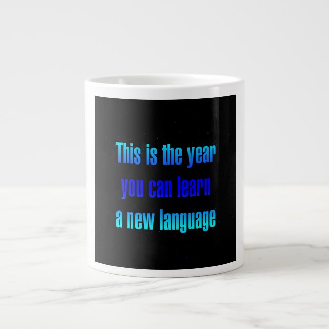 Encouragement Quote # 200 Large Coffee Mug (Front)