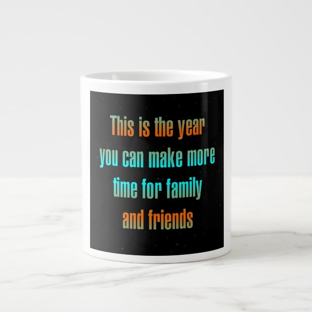 Encouragement Quote # 209 Large Coffee Mug (Front)