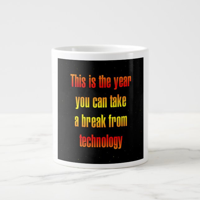 Encouragement Quote # 233 Large Coffee Mug (Front)
