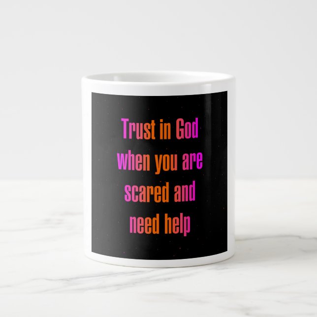 Encouragement Quote # 249 Large Coffee Mug (Front)