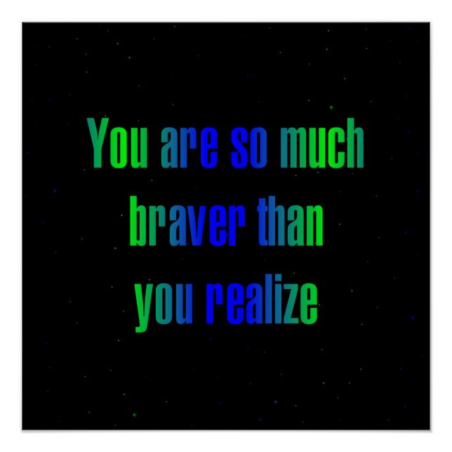 Encouragement Quote # 268 Poster (Front)