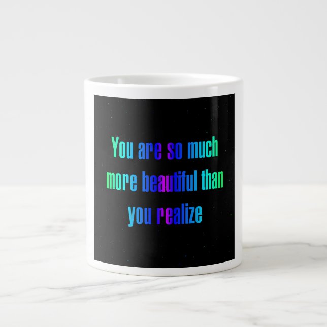 Encouragement Quote # 276 Large Coffee Mug (Front)