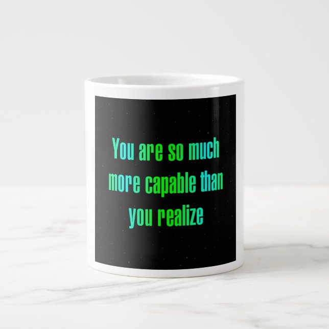 Encouragement Quote # 279 Large Coffee Mug (Front)