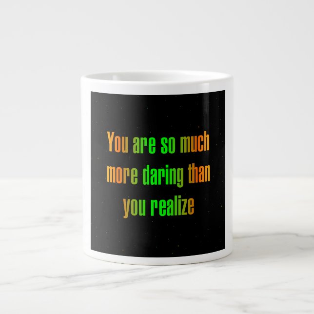 Encouragement Quote # 283 Large Coffee Mug (Front)