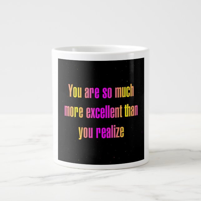 Encouragement Quote # 286 Large Coffee Mug (Front)