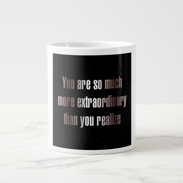Encouragement Quote # 288 Large Coffee Mug (Front)