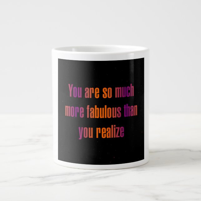 Encouragement Quote # 289 Large Coffee Mug (Front)