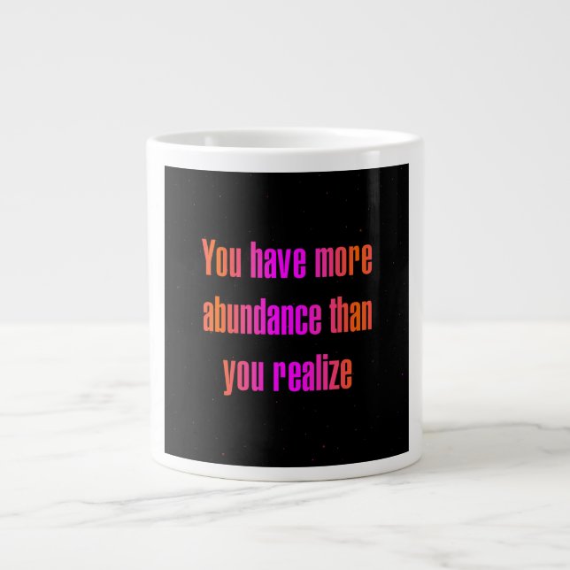 Encouragement Quote # 329 Large Coffee Mug (Front)