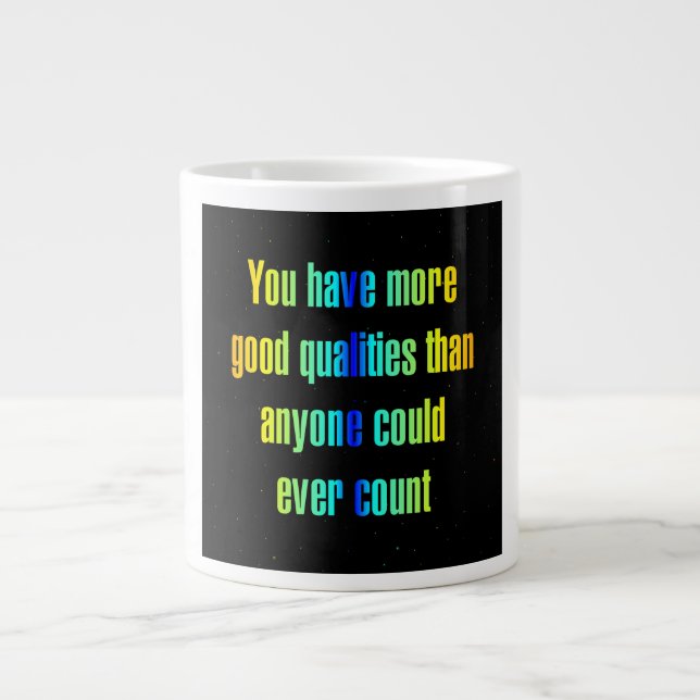 Encouragement Quote # 330 Large Coffee Mug (Front)