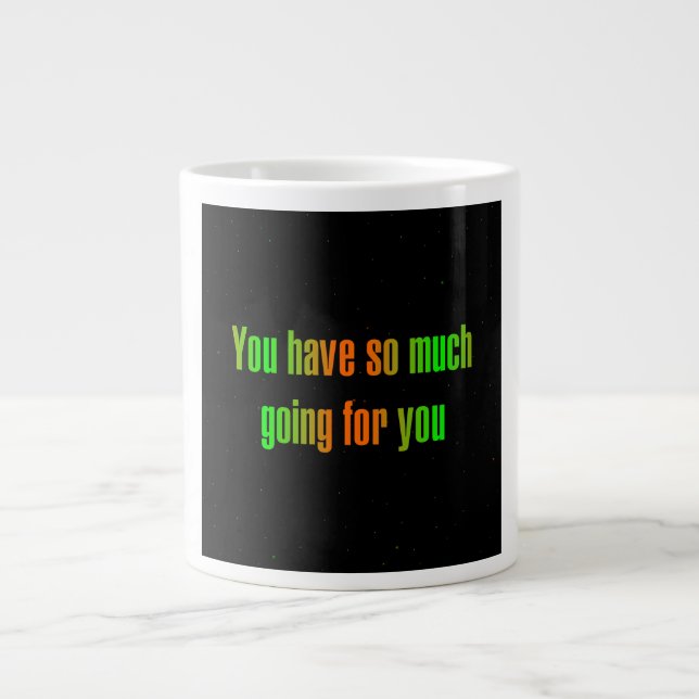 Encouragement Quote # 334 Large Coffee Mug (Front)
