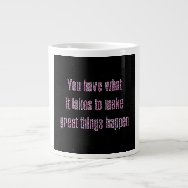 Encouragement Quote # 336 Large Coffee Mug (Front)