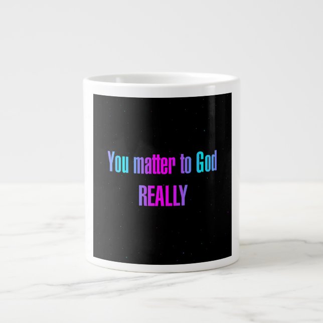 Encouragement Quote # 340 Large Coffee Mug (Front)